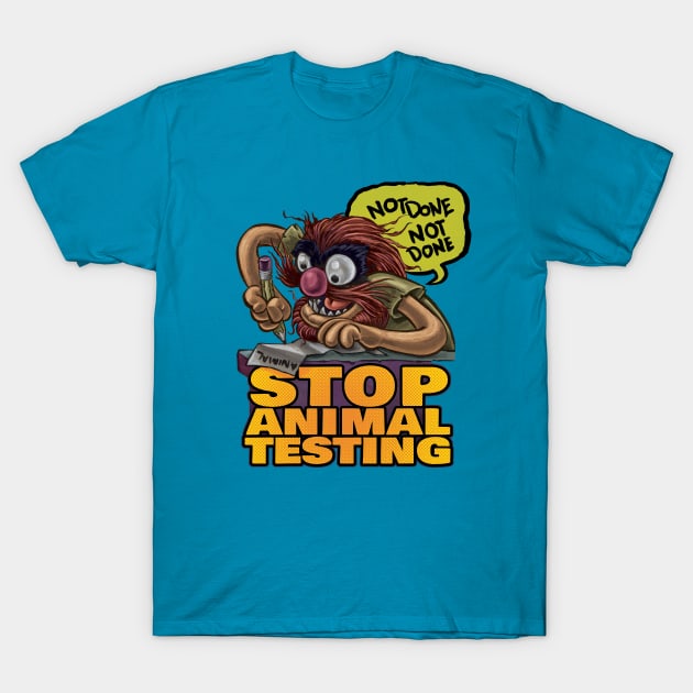 Stop Animal Testing T-Shirt by majanation